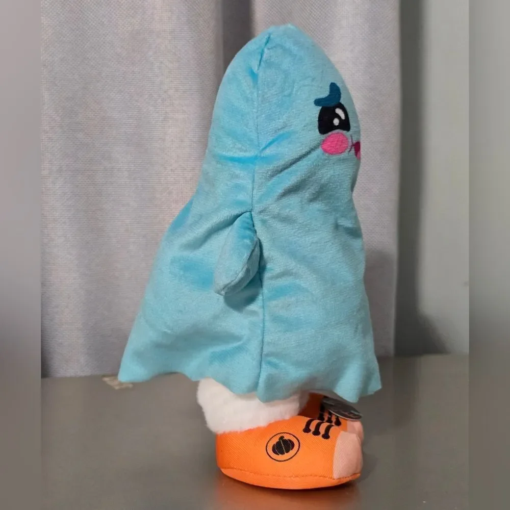 Animated Ghost Plush, Blue, 9.5